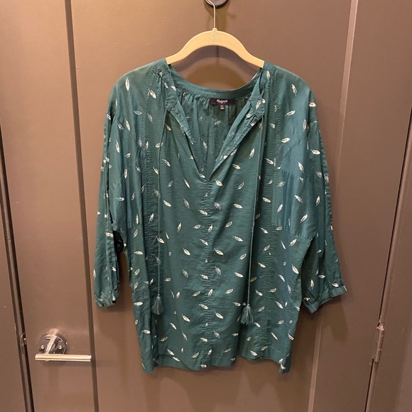 Madewell Feather Blouse - Picture 2 of 3